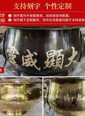 纯铜狮头香炉狮子特大号
