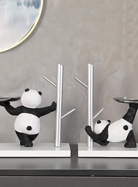 熊新猫xm入户玄关柜厅钥收纳托盘摆件支架客家居匙装饰品乔迁居礼