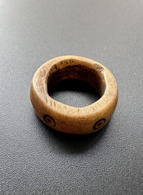 尼泊尔西藏手作复古个性牦牛骨戒指手戒民族风跑环男女款饰品12