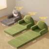 Bay window sofa cushion bed back chair lazy sofa sleepable reclining bedroom balcony tatami sofa chair single