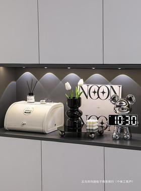 轻奢入户玄关收摆高客厅家居装饰品电视酒柜餐边20240223柜钥匙纳