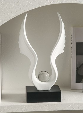 轻奢高档桌面玄关摆件家居客厅酒柜电I视柜装饰品办公室摆设乔迁