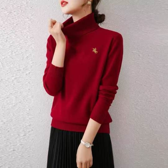 2025秋冬新款圆领情侣长袖毛衣打底衫17