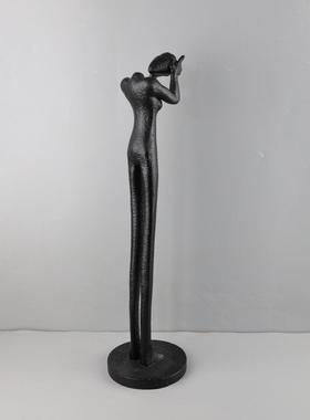 北欧创意抽象艺术人物雕塑树脂摆件客厅卧室玄关酒店软装家居饰品