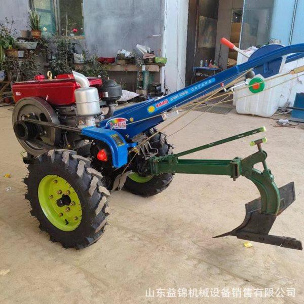 柴油杠手扶拖拉机 水旱田旋耕犁地机 12马力起垄开沟旋耕机,淘宝优惠券,粉丝福利购,淘宝优惠卷
