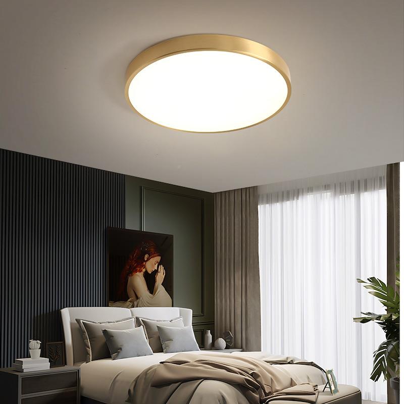 全铜超薄led吸28462顶灯卧室灯书道房过阳台灯式简代约现美灯具三 - 图1