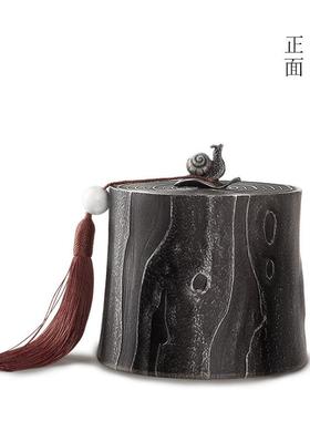 工厂直B181106销工艺手工纯锡茶叶罐礼锡定制小号茶叶罐品办公摆