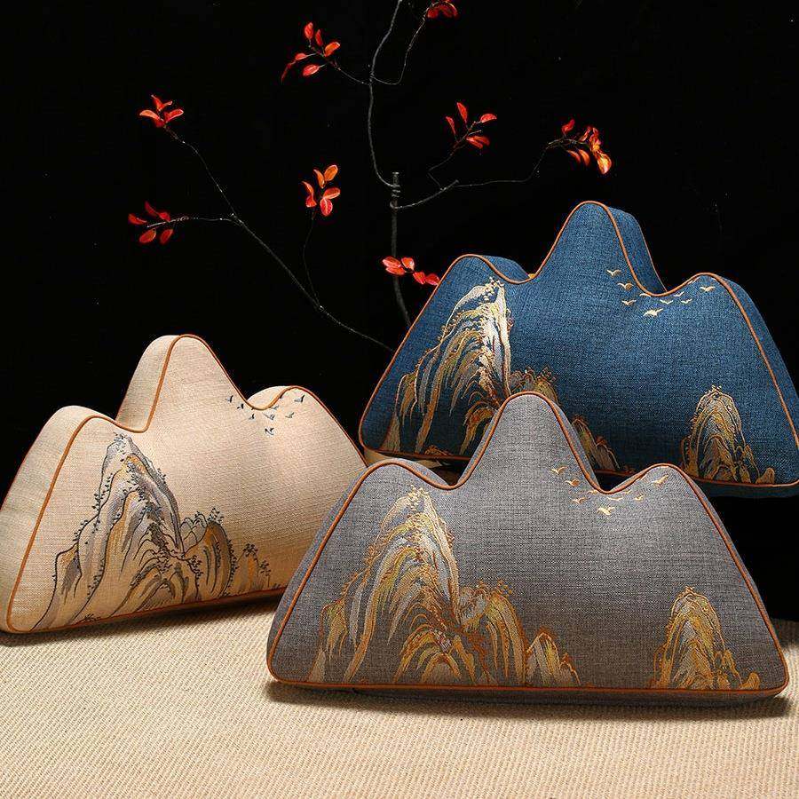 中式客厅枕坐垫抱枕靠山形沙发异靠垫峰中国风腰枕枕靠other背山,淘宝优惠券,粉丝福利购,淘宝优惠卷