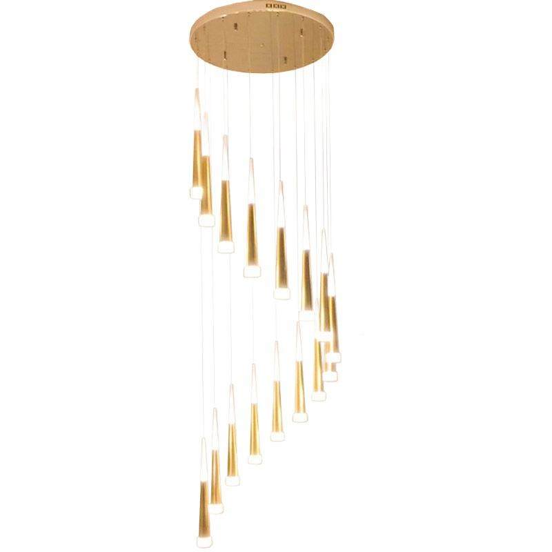 锤别子旋转楼梯925吊灯复式楼长吊灯雨楼中楼吊灯轻奢墅星中空流,淘宝优惠券,粉丝福利购,淘宝优惠卷