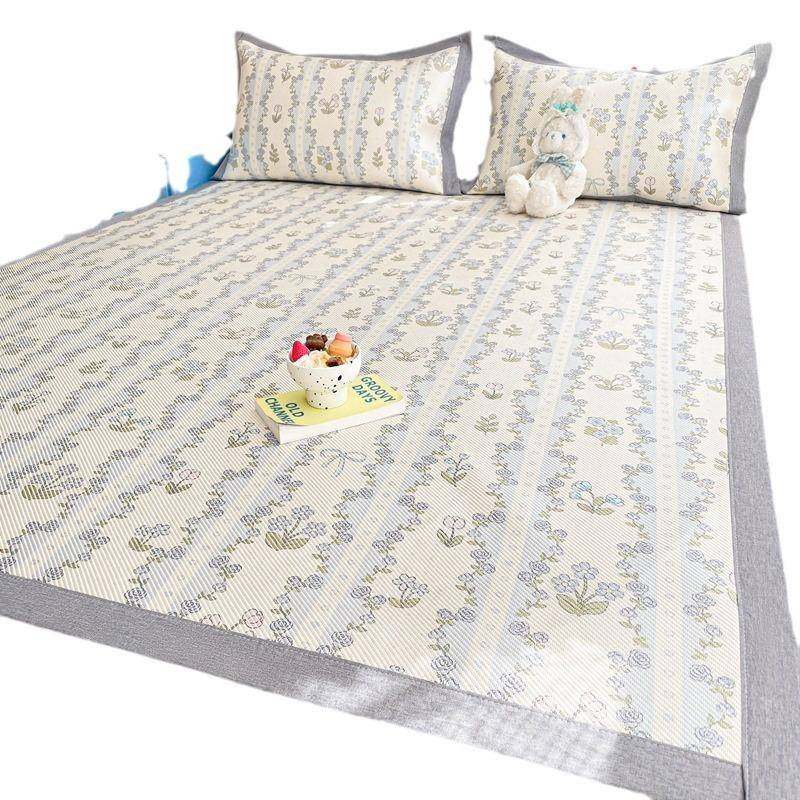 新XCK品冰藤舍席夏季席子单双宿人ins席床单床笠款凉套件厂家批,淘宝优惠券,粉丝福利购,淘宝优惠卷