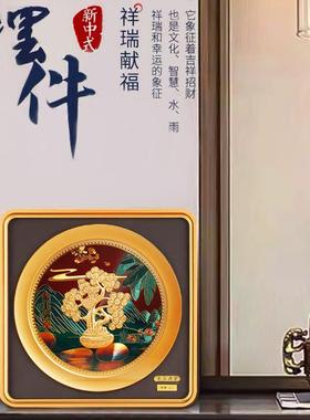 马到功足金摆件聚24.5.20宝盆国潮貔貅居成办公挂件直播引流端午