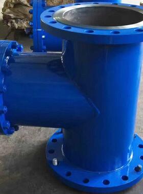 碳钢焊接大口径Y型/T型过滤器管道除污器管道直流法兰连接滤污器
