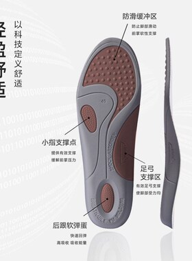 运动鞋垫男款跑步吸汗防臭超软加厚高弹减震女踩屎感久站不累