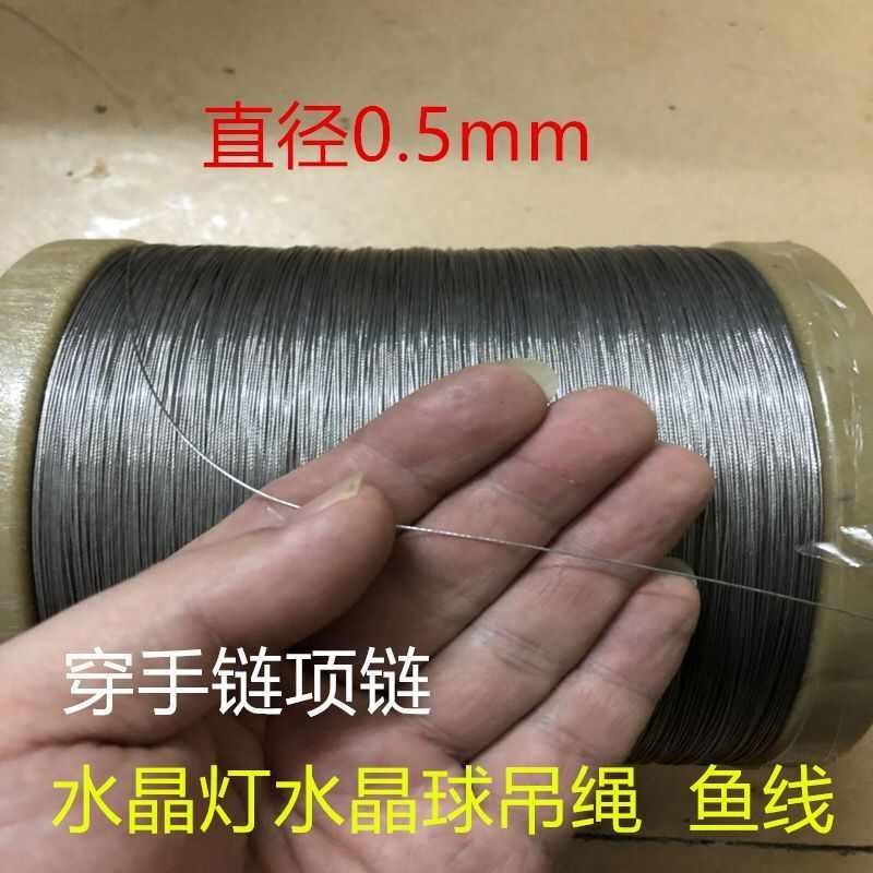 304不锈钢包胶钢丝晾衣绳葡萄架遮阳网牵引大R棚细软广告牌钢丝绳 - 图2