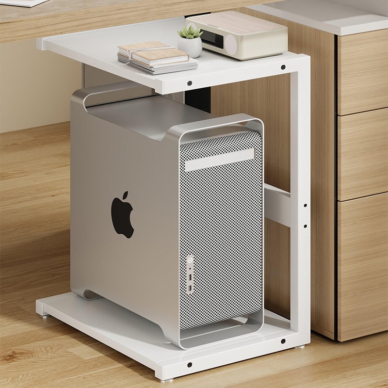 Computer host bracket office printer storage rack small desktop case storage bracket small layered cabinet