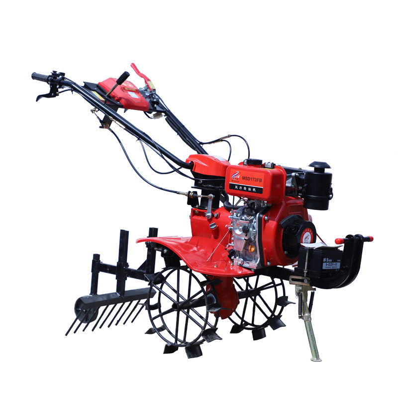 Orchard micro-tiller, forestry rotary tiller, multi-functional new household land reclamation plow, hilly terrace plowing machine