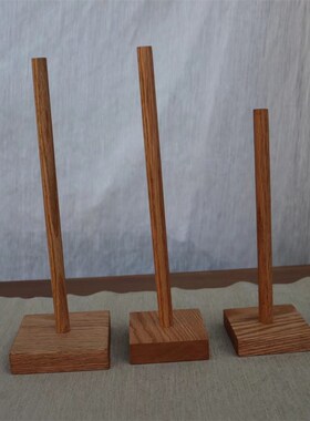 橡木架收纳置物子圣诞树木质底座diy材料手工装饰品展示道具陈列