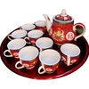 Wedding toast tea cup toast set bride's dowry wedding tea set modified wedding cup wedding celebration supplies collection