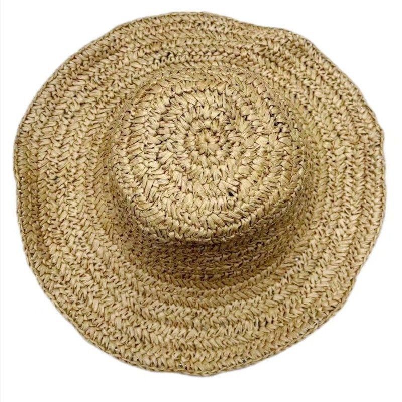 大沿卷边可折叠田园风草帽女夏季海边度假拍照遮阳防晒草编太阳帽,淘宝优惠券,粉丝福利购,淘宝优惠卷