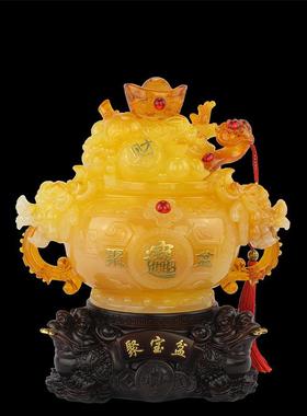 精美创意件聚摆宝盆客柜厅酒关直玄装EOJ饰品摆设厂家供