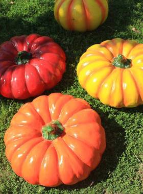 园林瓜装饰摆件仿真菜蔬大型南摆件玻QSA璃钢饰雕塑户外房产庭院