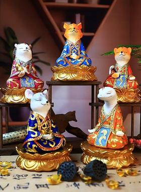 可装藏东北五大狐黄大仙真身桌面摆件常蟒白柳灰蛇堂口供奉装饰品