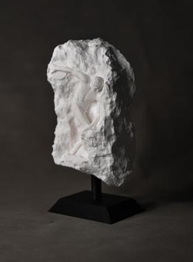 现代极简风格铁饼扔雕塑家居装饰装饰品客厅入口电视柜酒柜装饰