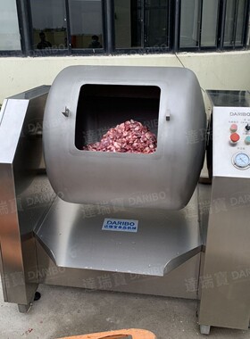 W全自动肉类腌肉机商用酱腌菜炸鸡滚筒滚揉机不锈钢真空滚揉机