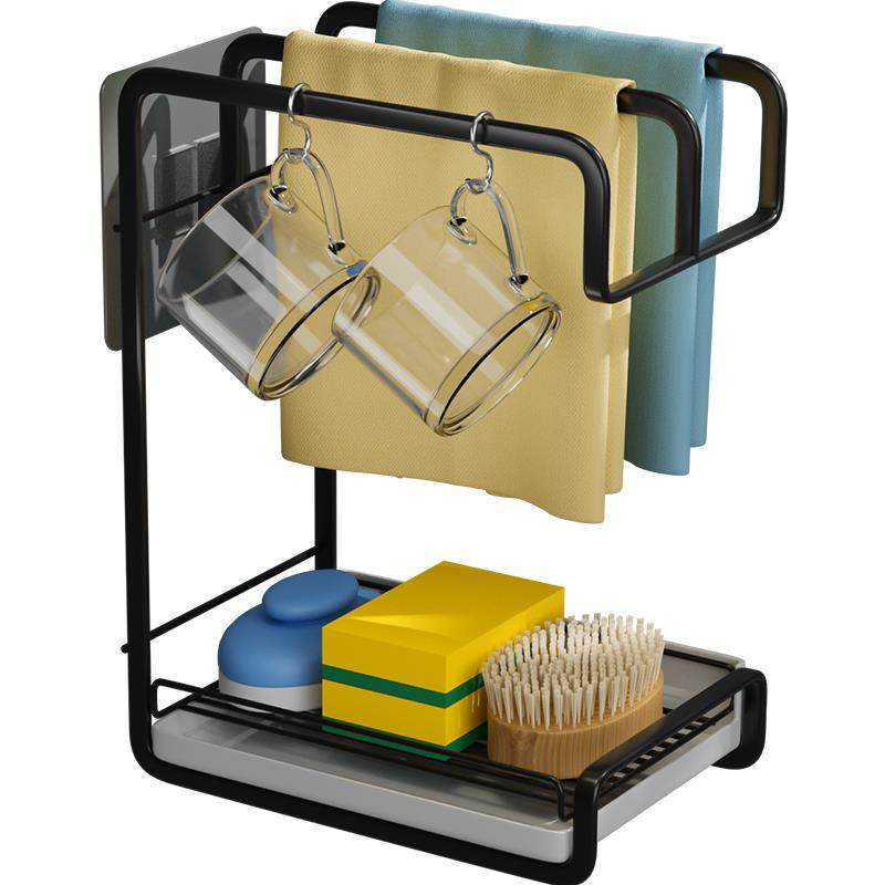 抹布架子厨房用壁用家大全EPP沥水架收纳毛巾洗碗挂置物品架媛洛,淘宝优惠券,粉丝福利购,淘宝优惠卷