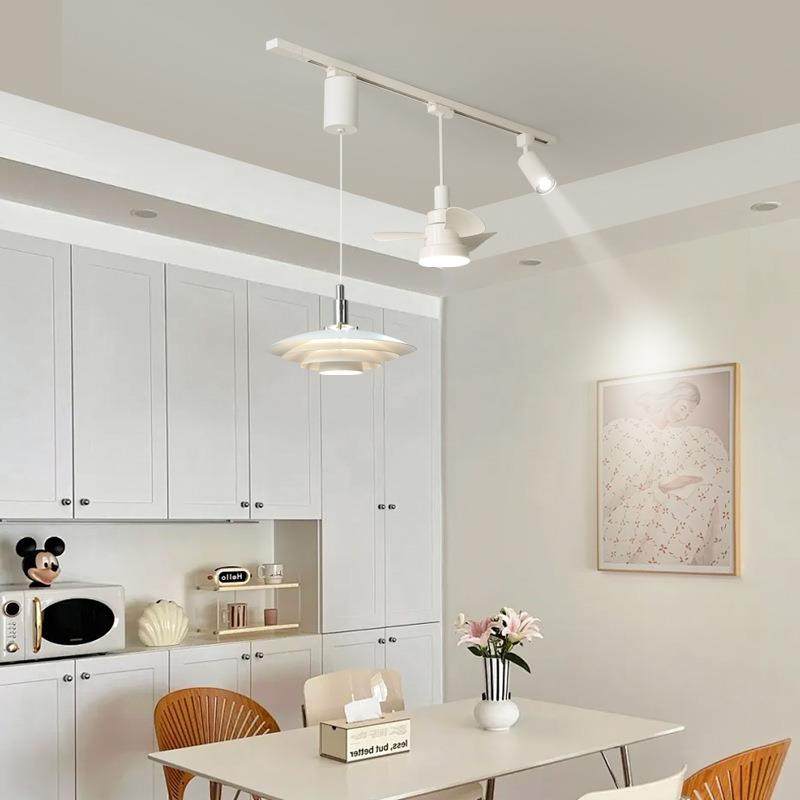 新款简约现代由176升降厅吊灯设自计餐师扇ph5吧台岛台移位飞碟吊,淘宝优惠券,粉丝福利购,淘宝优惠卷