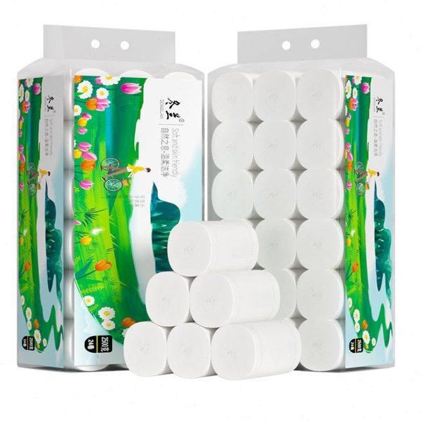 24卷5斤加粗卷纸卫生纸实惠装家用整箱厕所无芯大卷厕纸擦手纸巾,淘宝优惠券,粉丝福利购,淘宝优惠卷