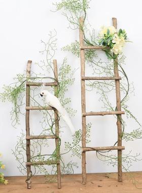 拍摄道具饰梯子田园风摆件布店铺装造景花园ltao8083道庭院置园艺