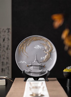 新中国风装饰板电视柜家居装饰BBogu架酒柜办公室工艺摆件