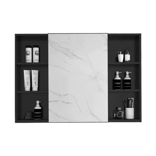 简约式镜镜24箱防潮板浴室组合单收柜纳盒独卫生间挂柜墙式储物镜 - 图3