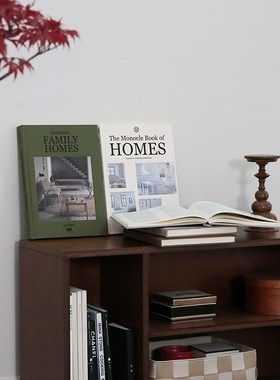 觅屿/精装布面装饰书英文内页仿真书客厅茶几摆件边柜隔板架布置