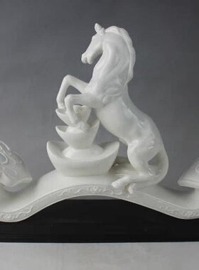 陶瓷马摆件马到成功开业礼品工艺品摆设办公室装饰品摆件
