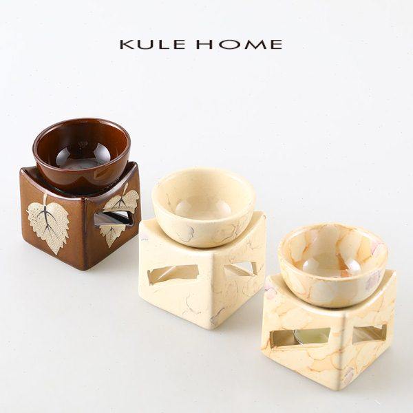 KULE HOME 香薰炉室内蜡烛香薰灯陶瓷家用香粉香熏炉卧室精油灯炉,淘宝优惠券,粉丝福利购,淘宝优惠卷