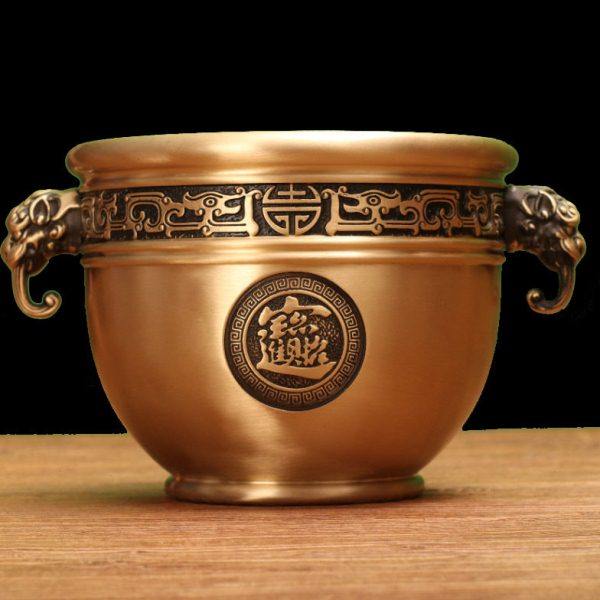 象鼻缸双耳香炉聚盆缸米缸进缸店铺客厅家居工艺品公室,淘宝优惠券,粉丝福利购,淘宝优惠卷