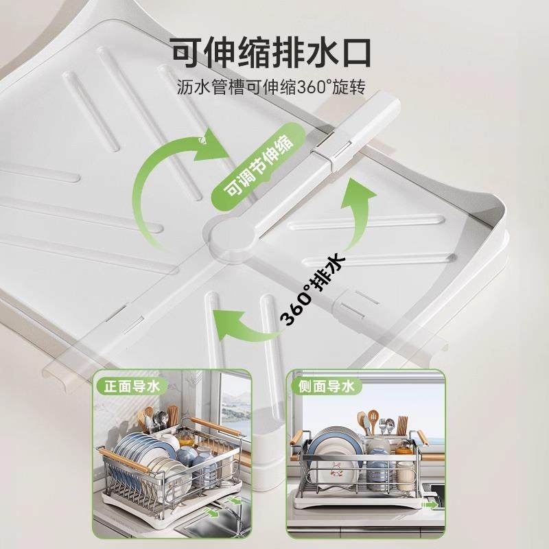304不钢TTqzgufg碟收纳架碗架厨房置物架盘子沥锈水碗放碗筷碗盘,淘宝优惠券,粉丝福利购,淘宝优惠卷