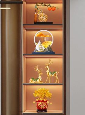 新中式柜摆套装轻奢办公酒室客玄ltao1013关厅电视柜家居件装饰品