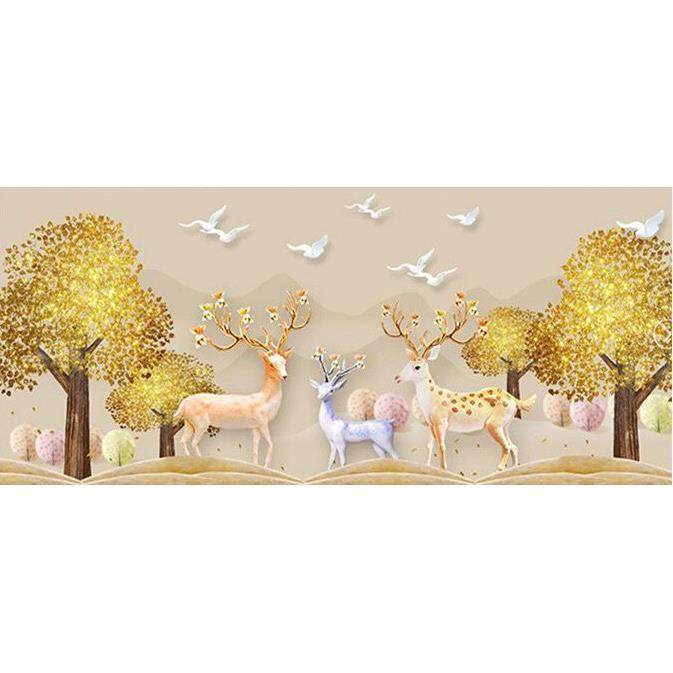 钻画20石款25新生财福鹿简lqj6666装单满钻卧室小幅十字绣挂件饰,淘宝优惠券,粉丝福利购,淘宝优惠卷