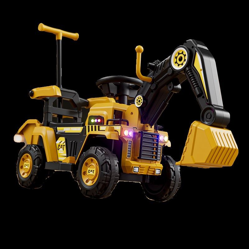 儿童挖掘机玩具车电动推土机可坐人大型超大号男孩遥控工程车可坐,淘宝优惠券,粉丝福利购,淘宝优惠卷