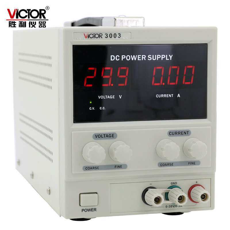 胜利可调直流稳压电源VC3003/3005/3303/3305/3010A/3206B/C/D - 图3