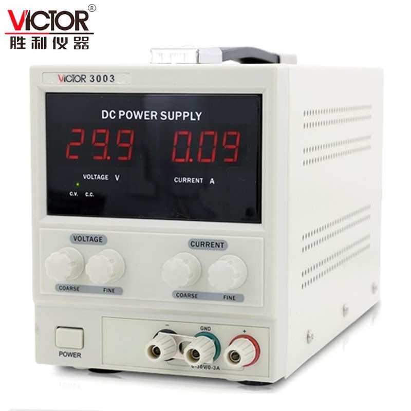 胜利可调直流稳压电源VC3003/3005/3303/3305/3010A/3206B/C/D - 图2