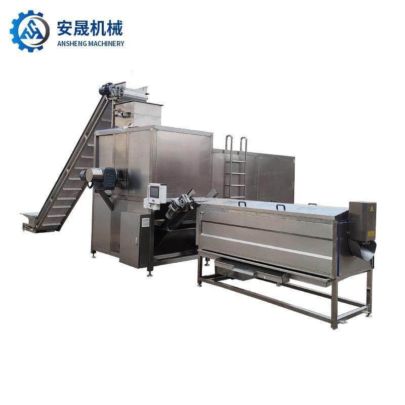 全自动根茎果蔬蒸汽去皮机罐头厂葡萄番茄芒果黄桃去软皮去皮机,淘宝优惠券,粉丝福利购,淘宝优惠卷