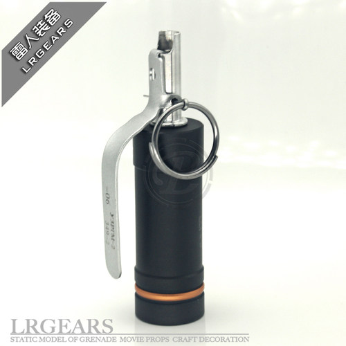 LR雷人出品 影视无功能金u属版VOG-17静态模型教具储物罐带弹出效 - 图0