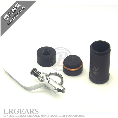 LR雷人出品 影视无功能金u属版VOG-17静态模型教具储物罐带弹出效 - 图2