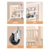 Floor-standing bookshelf storage racki multifunctional storage rack removable trolley multifunctional hole board storage