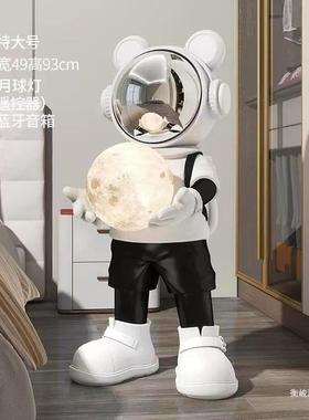 创意太型空人厅落地网红宇航员FHG摆件客电视柜沙发饰旁边开业大