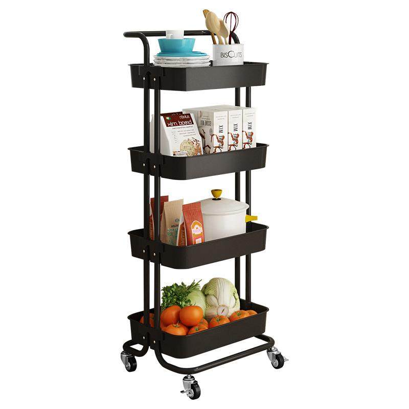 厨房车用落地收置物架BY浴室客厅可移动带轮ABS塑胶手推纳万品向,淘宝优惠券,粉丝福利购,淘宝优惠卷